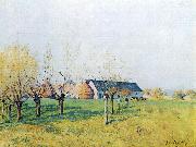 Alfred Sisley Bauernhof zum Hollenkaff oil painting on canvas